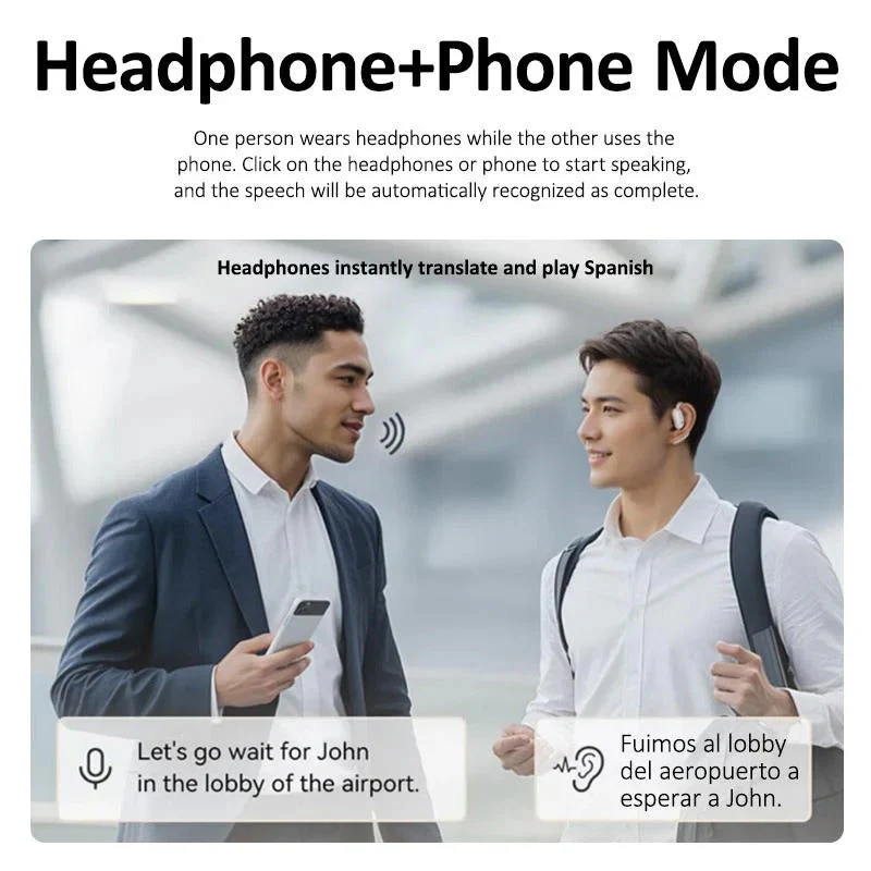 AI Translator Earbuds ~ Real-time translation for seamless global communication- - Image 4