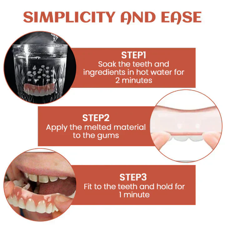 Silicone Denture Set ~ Achieve a natural, confident smile instantly - Image 5