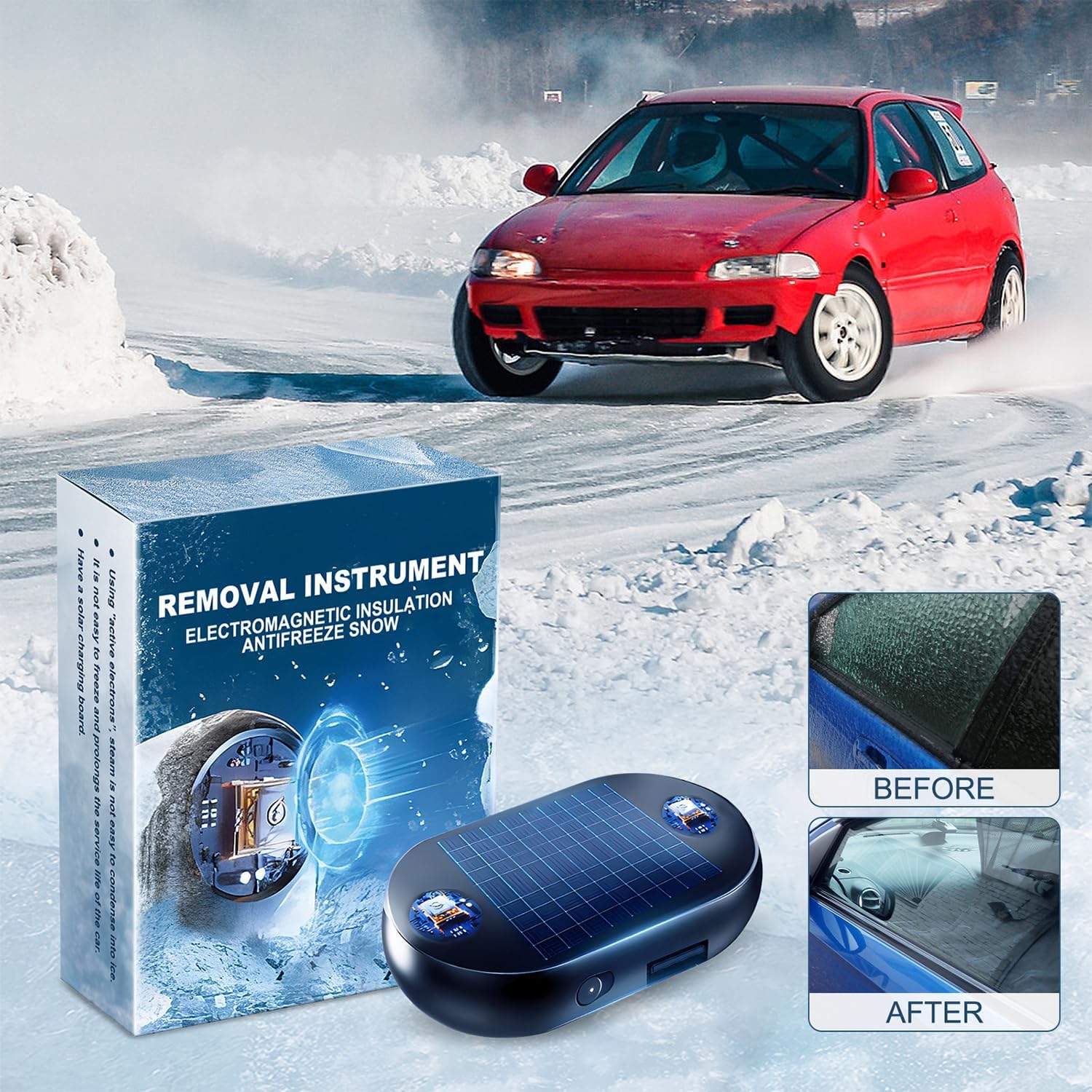 Electromagnetic Anti-Freezing Device ~ Enjoy a clear windshield every winter morning - Image 3