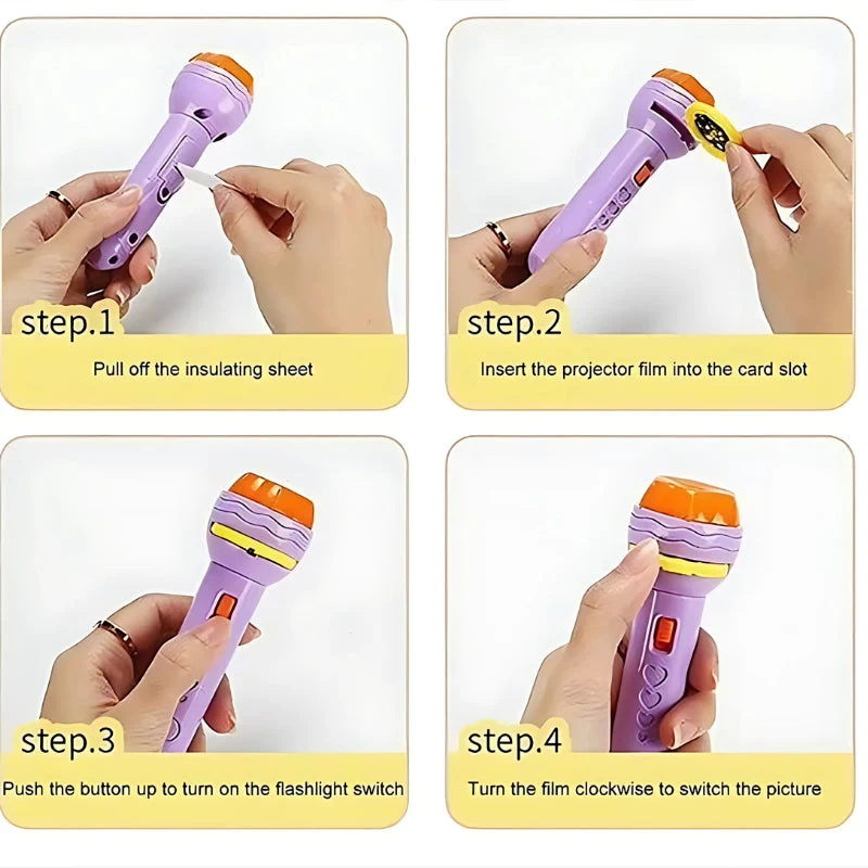 Kids Projection Flashlight ~ Bring Stories to Life with Fun, Colorful Images - Image 5